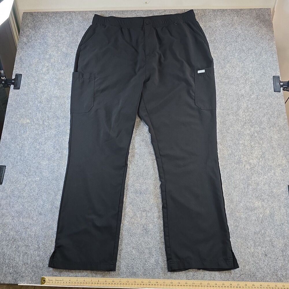 Maevn Men's Scrub Pants Black Plus Size 2XL Style #5891 Medical Uniform Workwear